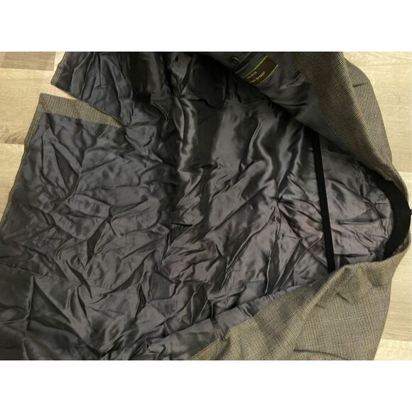 Joseph Abboud Nordstrom Brown Blue Tweed Sports Jacket, Blazer, Sz 41R, MP $300 - Picture 8 of 9